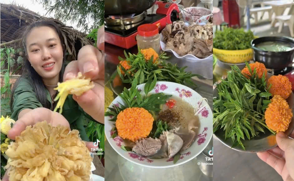 Trend “Ăn hoa như ăn rau” tiềm ẩn rủi ro - Ảnh 1.