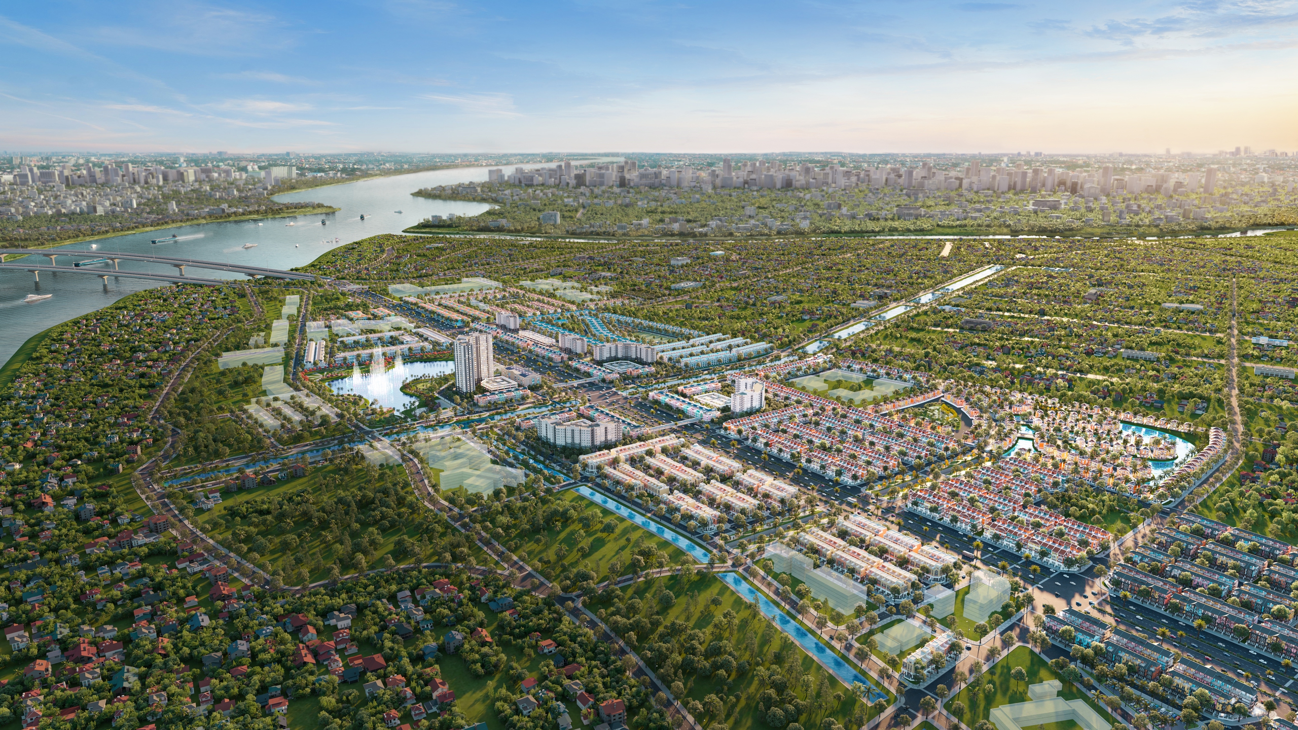 Khởi công siêu đô thị xanh "thành phố ánh sáng" 13 ngàn tỉ đồng bên bờ sông Mã - Ảnh 2.