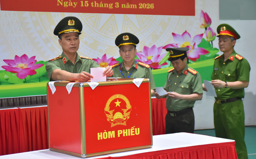 Hơn 2,8 triệu cử tri tỉnh Thanh Hóa đã đi bỏ phiếu - Ảnh 1.