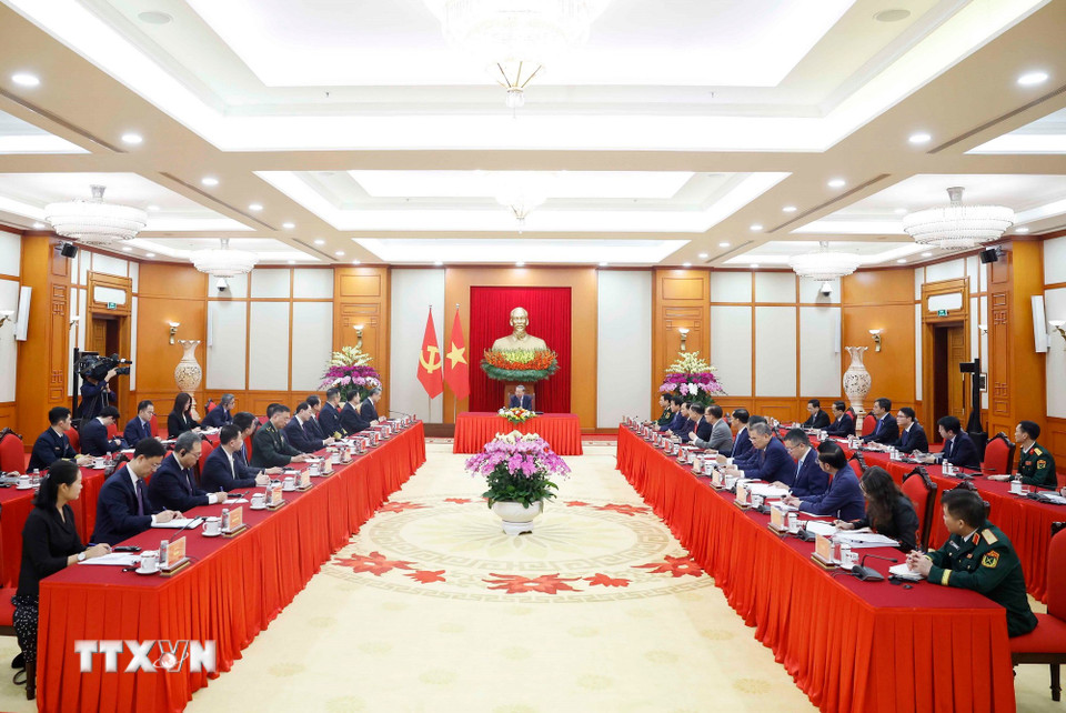 Tổng Bí thư Tô Lâm tiếp các Bộ trưởng Trung Quốc dự Đối thoại chiến lược - Ảnh 7.