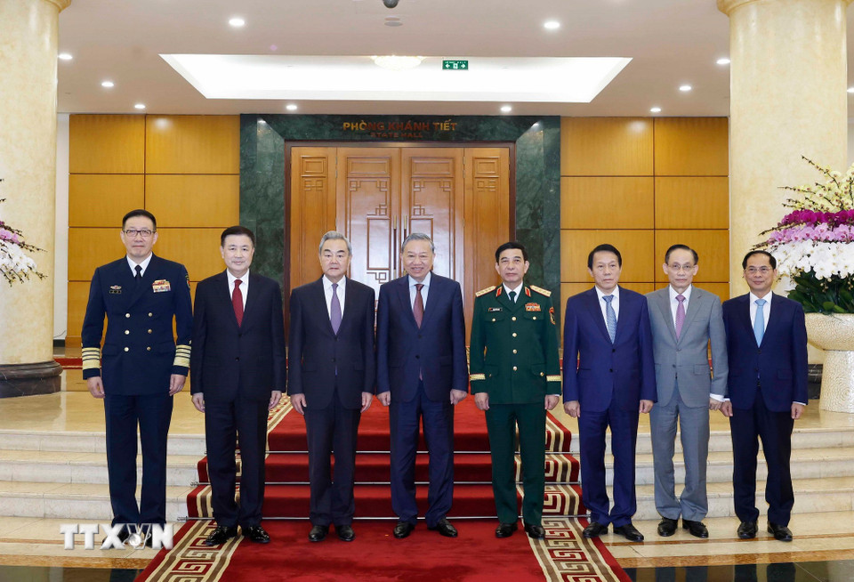 Tổng Bí thư Tô Lâm tiếp các Bộ trưởng Trung Quốc dự Đối thoại chiến lược - Ảnh 10.