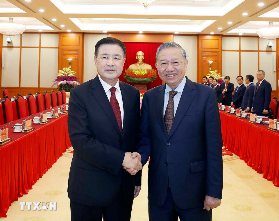 Tổng Bí thư Tô Lâm tiếp các Bộ trưởng Trung Quốc dự Đối thoại chiến lược - Ảnh 5.