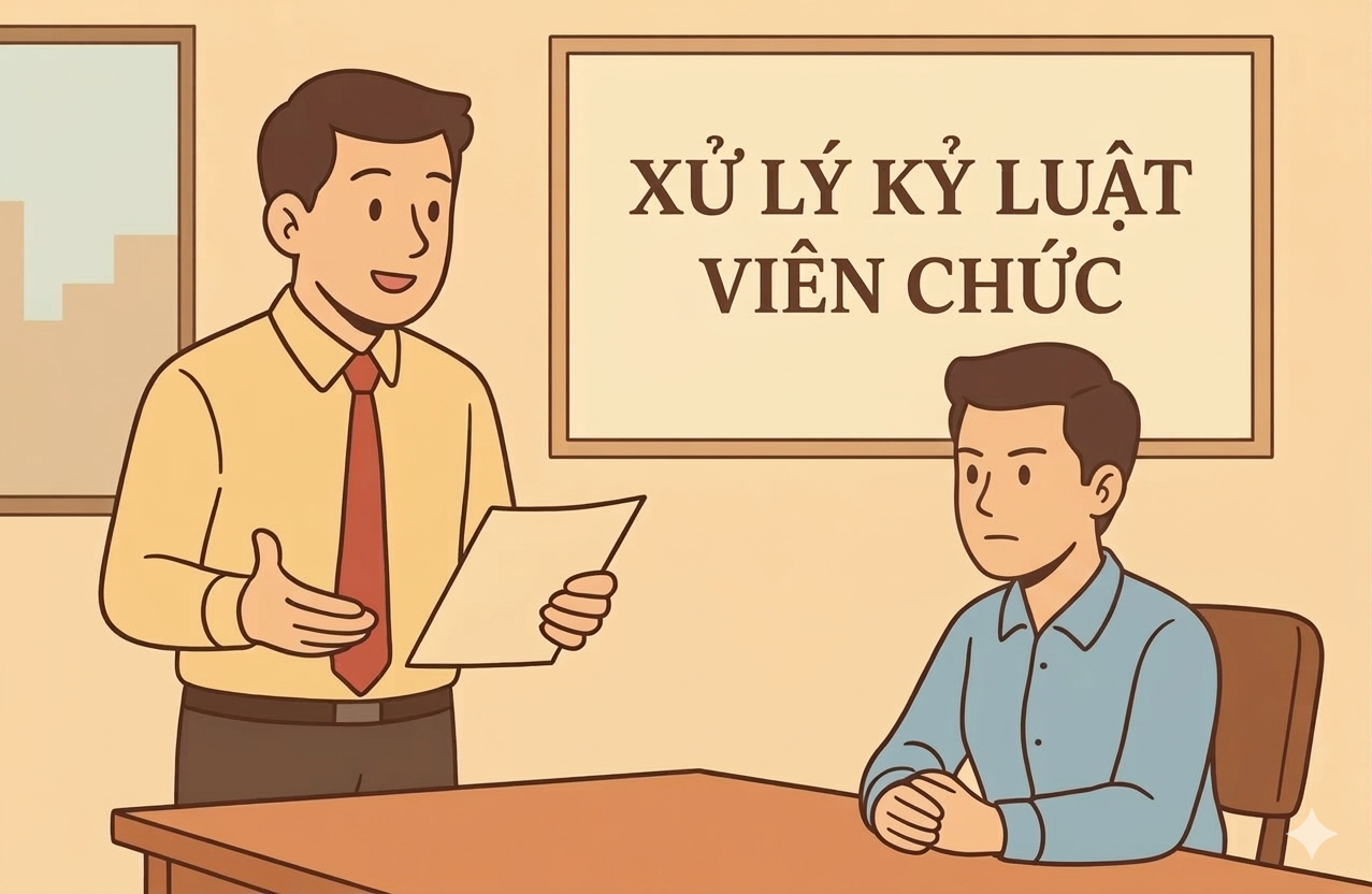 Các trường hợp viên chức chưa xem xét xử lý kỷ luật năm 2026 - Ảnh 1.
