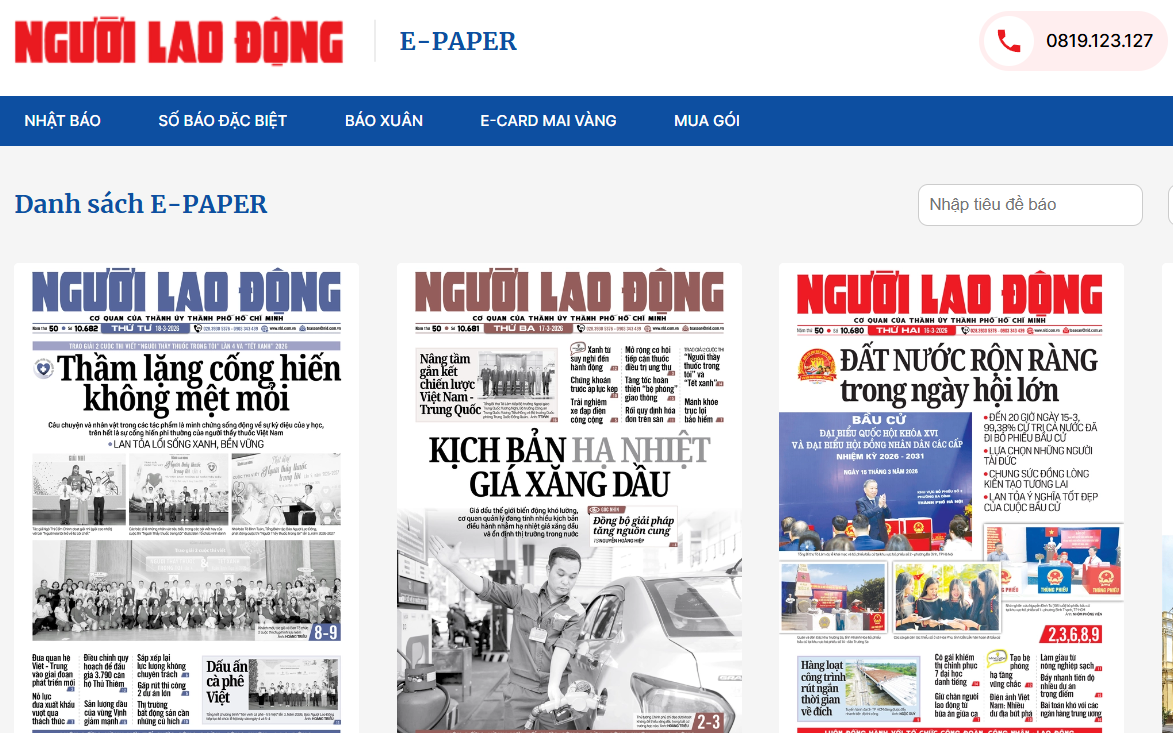 E-Paper Người Lao Động- Đọc báo hiện đại, nhận quà hấp dẫn - Ảnh 2.