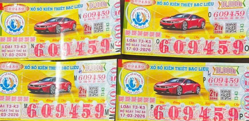 Xổ số miền Nam 2026: Thêm 7 vé trúng giải độc đắc vào chiều 18 - 3 - Ảnh 3.