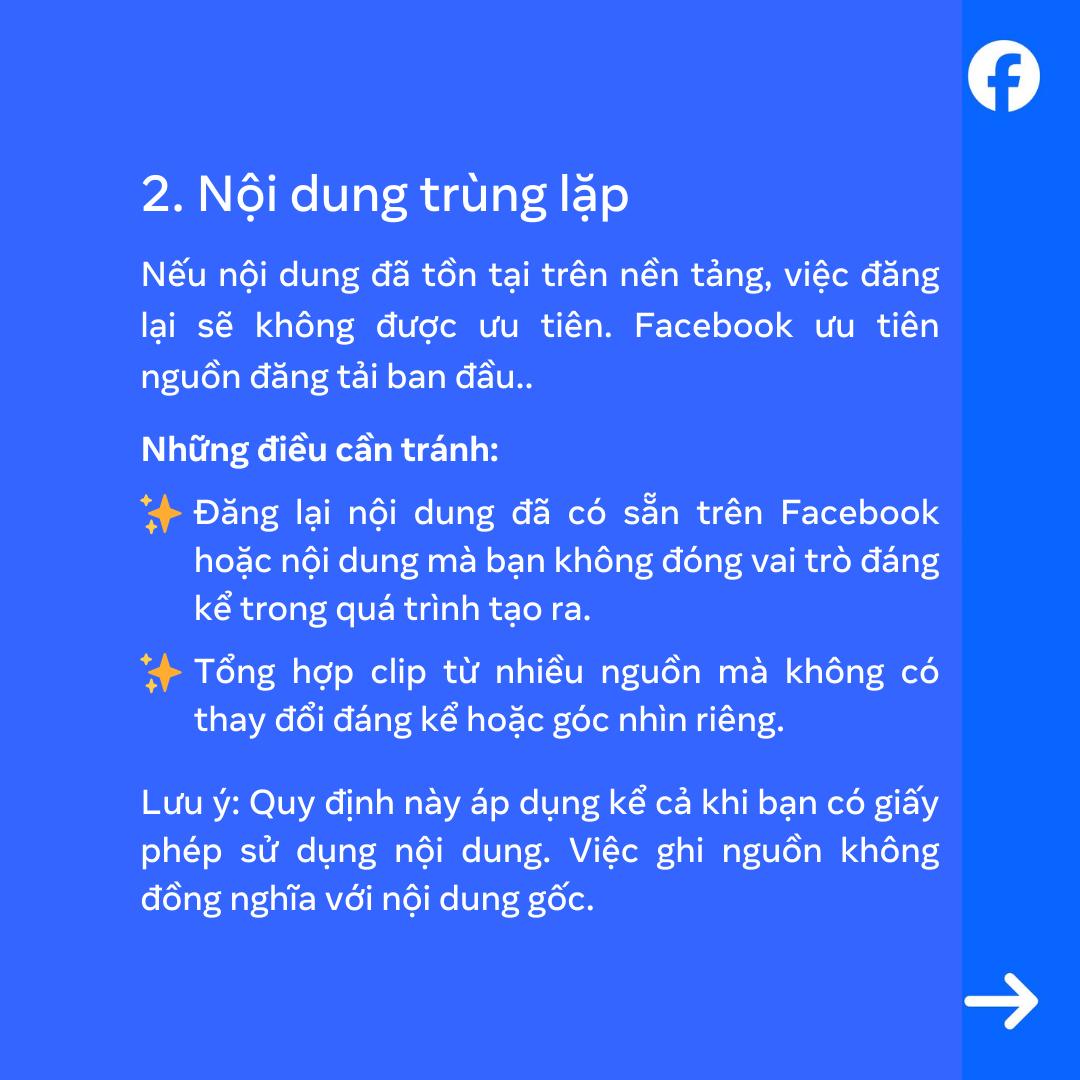 Cập nhật quan trọng về chính sách Nội dung gốc trên Facebook - Ảnh 3.