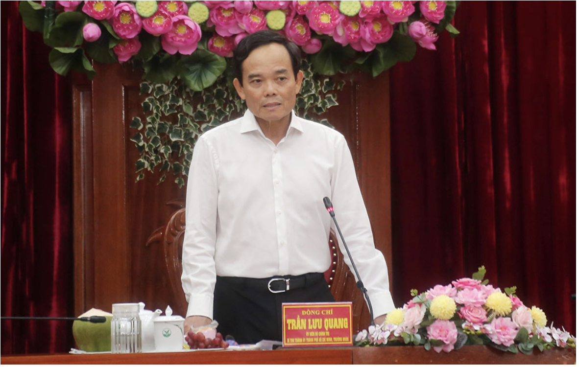 Đoàn kiểm tra Bộ Chính trị làm việc với Tỉnh ủy Vĩnh Long về công tác lãnh đạo - Ảnh 1.