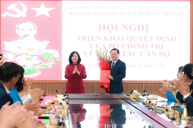 Ông Nguyễn Anh Tuấn giữ chức Bí thư đảng ủy Tổng Liên đoàn Lao động Việt Nam 2026 - Ảnh 1. Ông Nguyễn Anh Tuấn giữ chức Bí thư đảng ủy Tổng Liên đoàn Lao động Việt Nam 2026 - Ảnh 1.