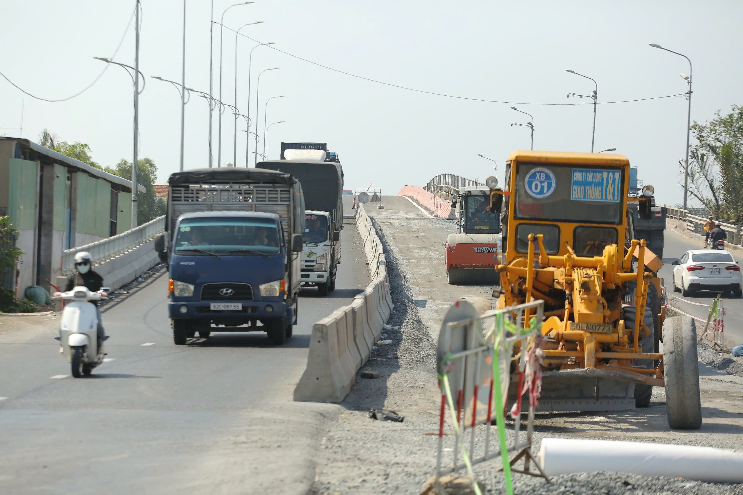 Th&ocirc;ng xe tạm cầu &Ocirc;ng Th&igrave;n th&uacute;c đẩy mở rộng Quốc lộ 50 năm 2026 - Ảnh 4.