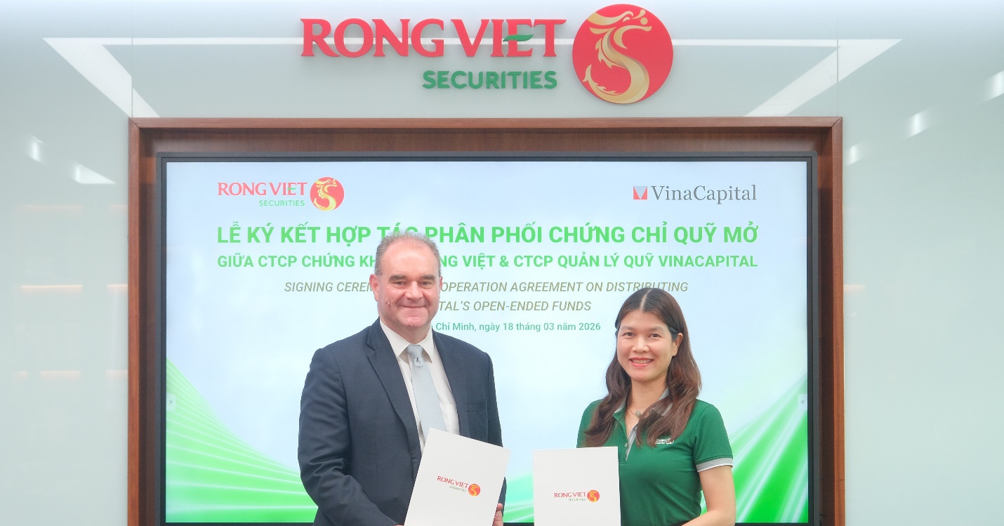 Chứng khoán Rồng Việt và VinaCapital hợp tác phân phối chứng chỉ quỹ mở trên iDragon