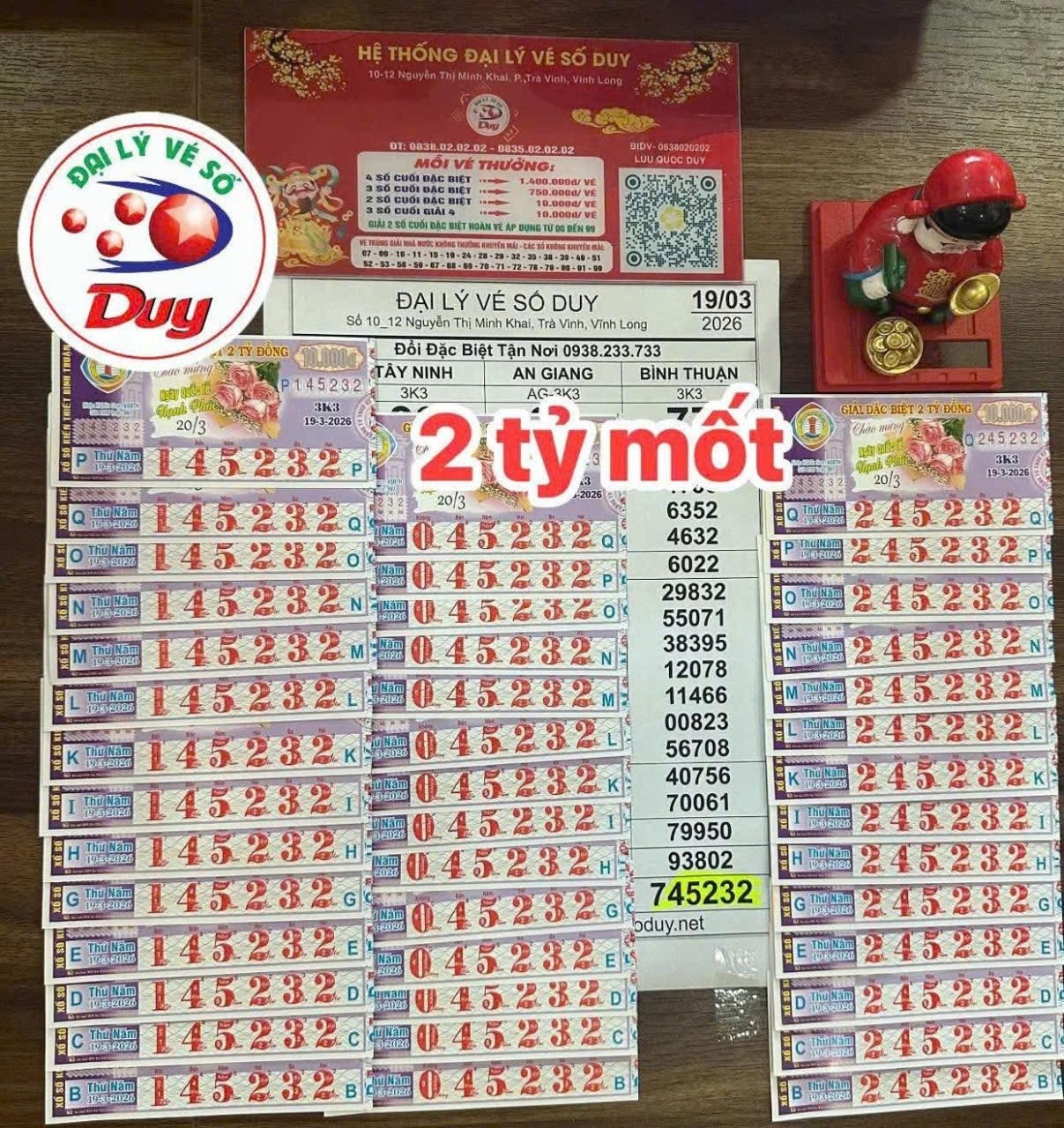 Xổ số miền Nam 20 - 3: Kết quả bất ngờ tại An Giang và Vĩnh Long - Ảnh 2.