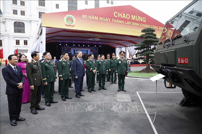 Tổng B&iacute; thư T&ocirc; L&acirc;m khẳng định vai tr&ograve; Binh chủng C&ocirc;ng binh trong lịch sử Việt Nam 2026 - Ảnh 8.