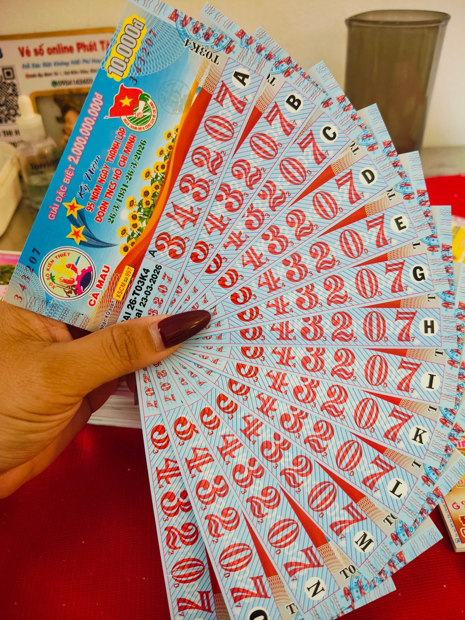 2 giải độc đắc của xổ số miền Nam lộ diện ở Tây Ninh vào sáng 23-3 - Ảnh 4.