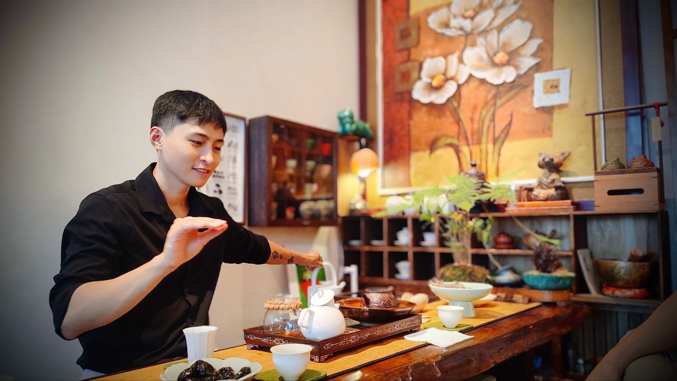 Chiếc cối xay c&agrave; ph&ecirc; v&agrave; ch&eacute;n tr&agrave; "động" của anh ch&agrave;ng 9X điển trai - Ảnh 12.