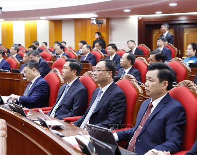 Hình ảnh khai mạc Hội nghị Trung ương 2 - Ảnh 7.