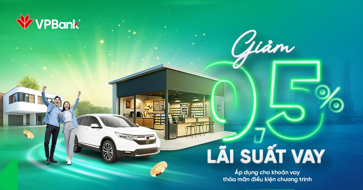 VPBank ưu đãi lãi suất cho vay từ việc duy trì số dư tài khoản thanh toán