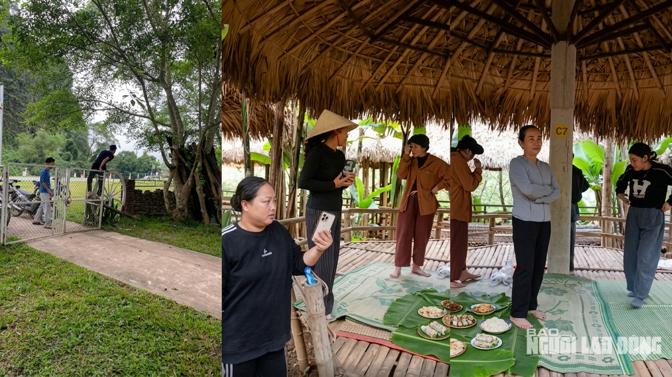 Khoảng 20 người, đa số là phụ nữ, tràn vào Khu du lịch Hava gây rối - Ảnh 1.