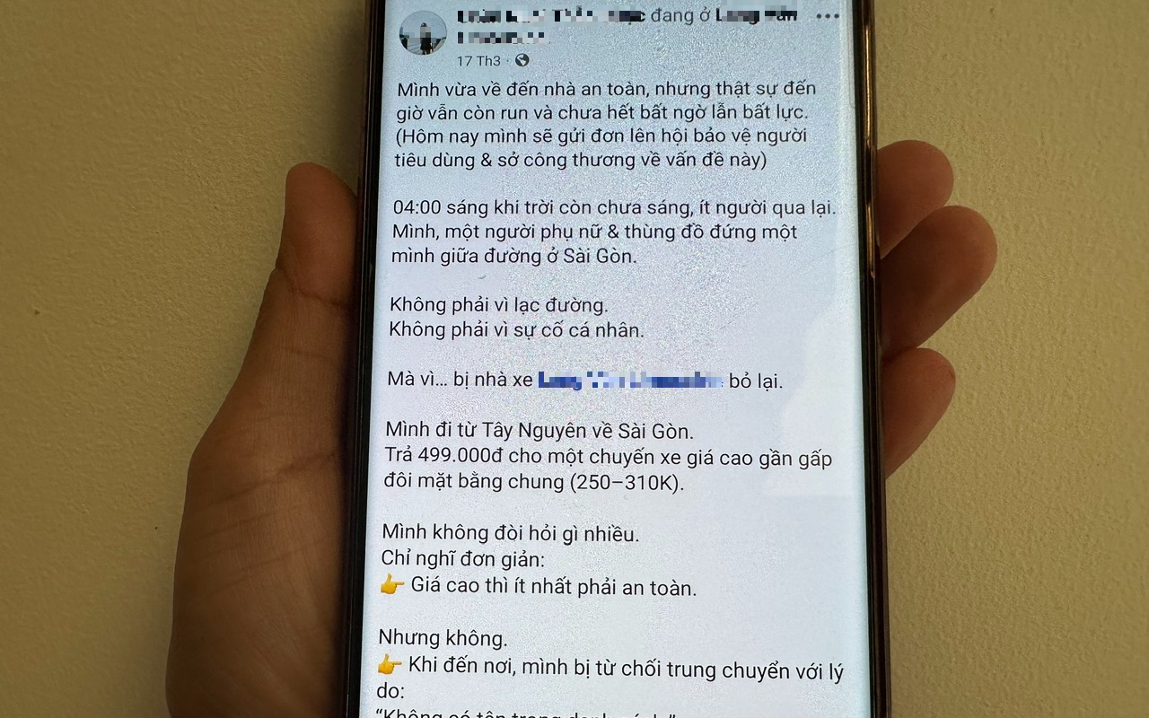 H&agrave;nh kh&aacute;ch bị bỏ rơi giữa đường: Tiếp tục h&agrave;nh tr&igrave;nh Sau khi đ&oacute;ng th&ecirc;m tiền - Ảnh 1.