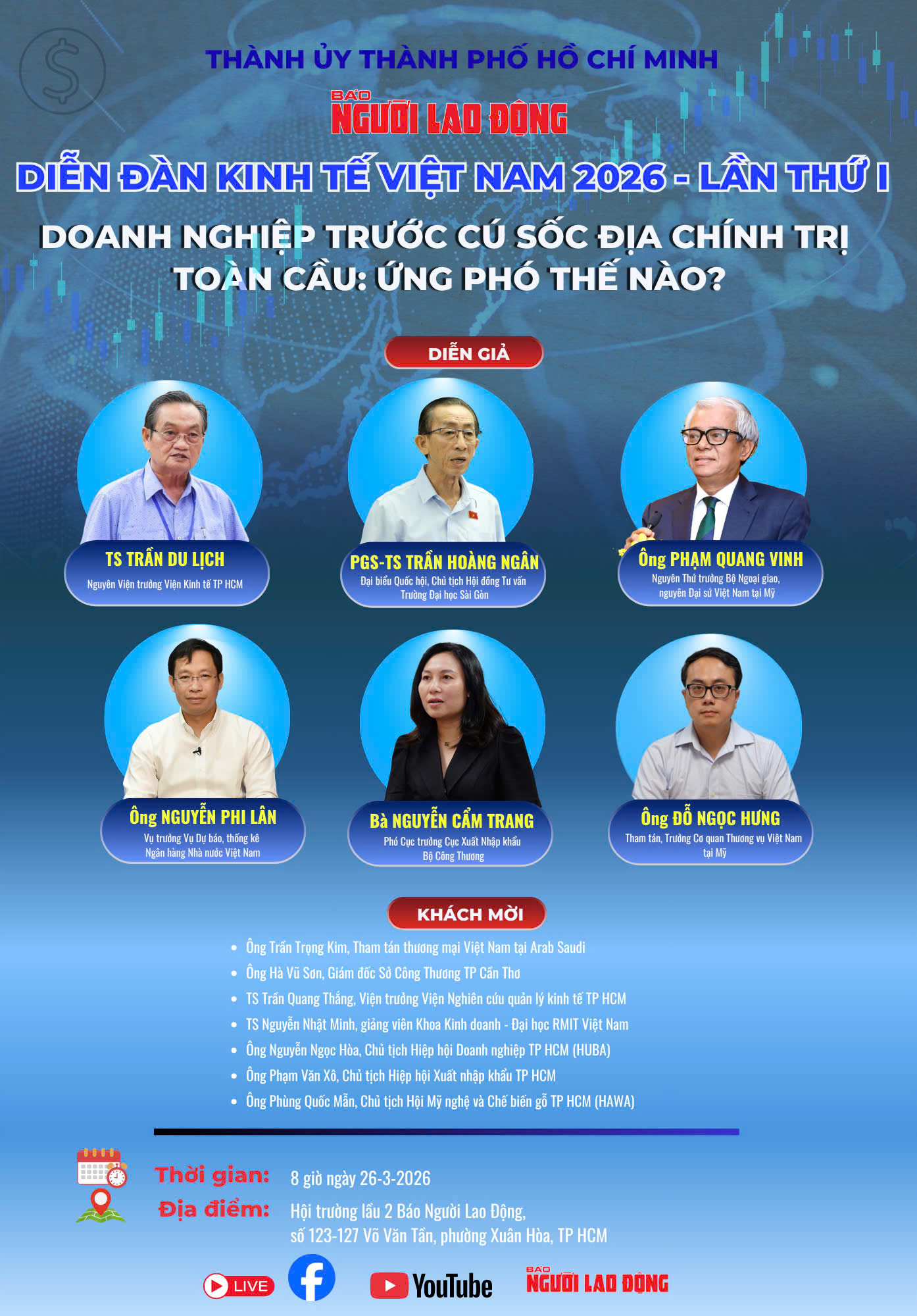 Diễn đ&agrave;n kinh tế Việt Nam 2026: Doanh nghiệp ứng ph&oacute; c&uacute; sốc địa ch&iacute;nh trị to&agrave;n cầu - Ảnh 1.