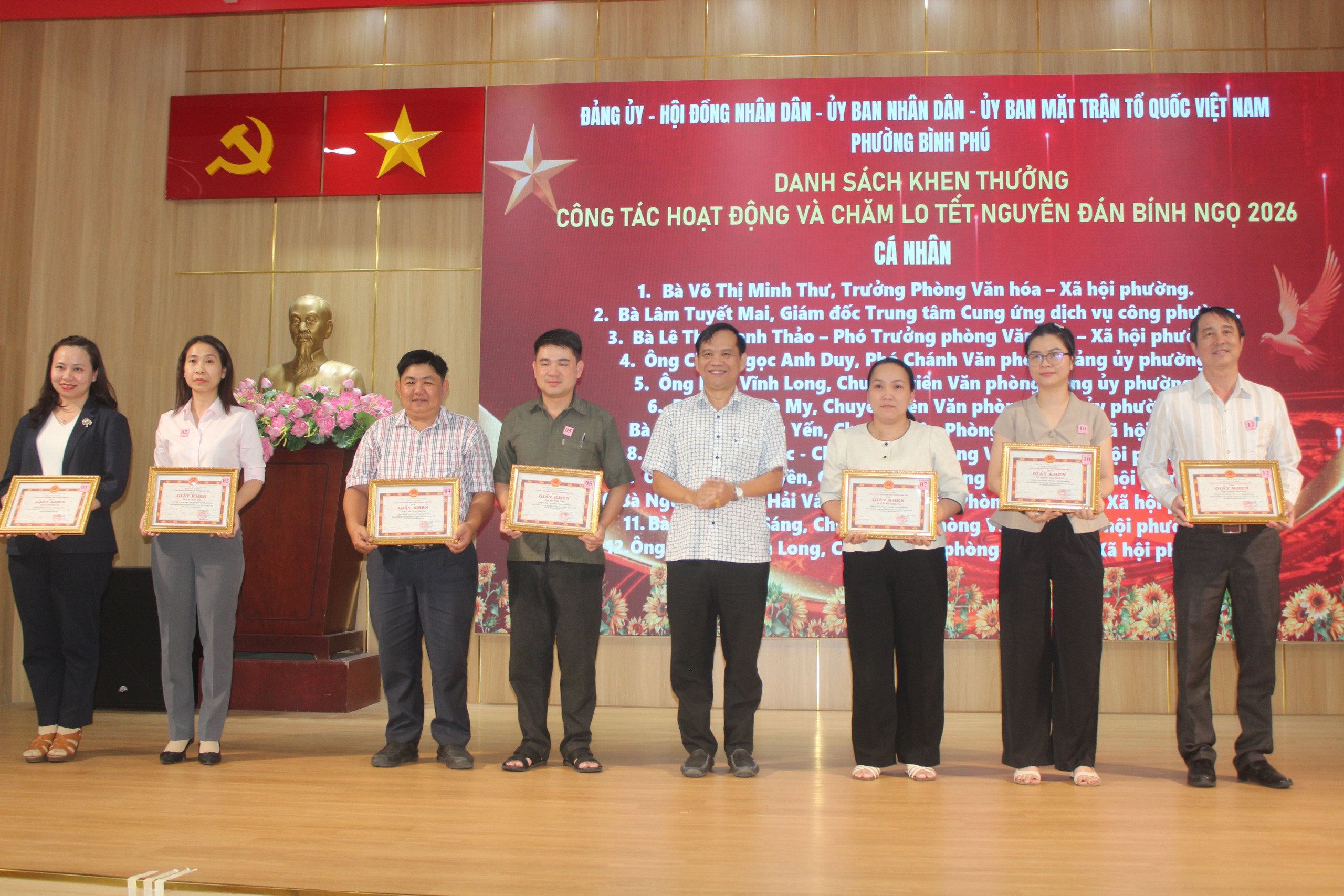 Phường Bình Phú tập trung hoàn thiện bộ máy sau thành công của cuộc bầu cử - Ảnh 3.