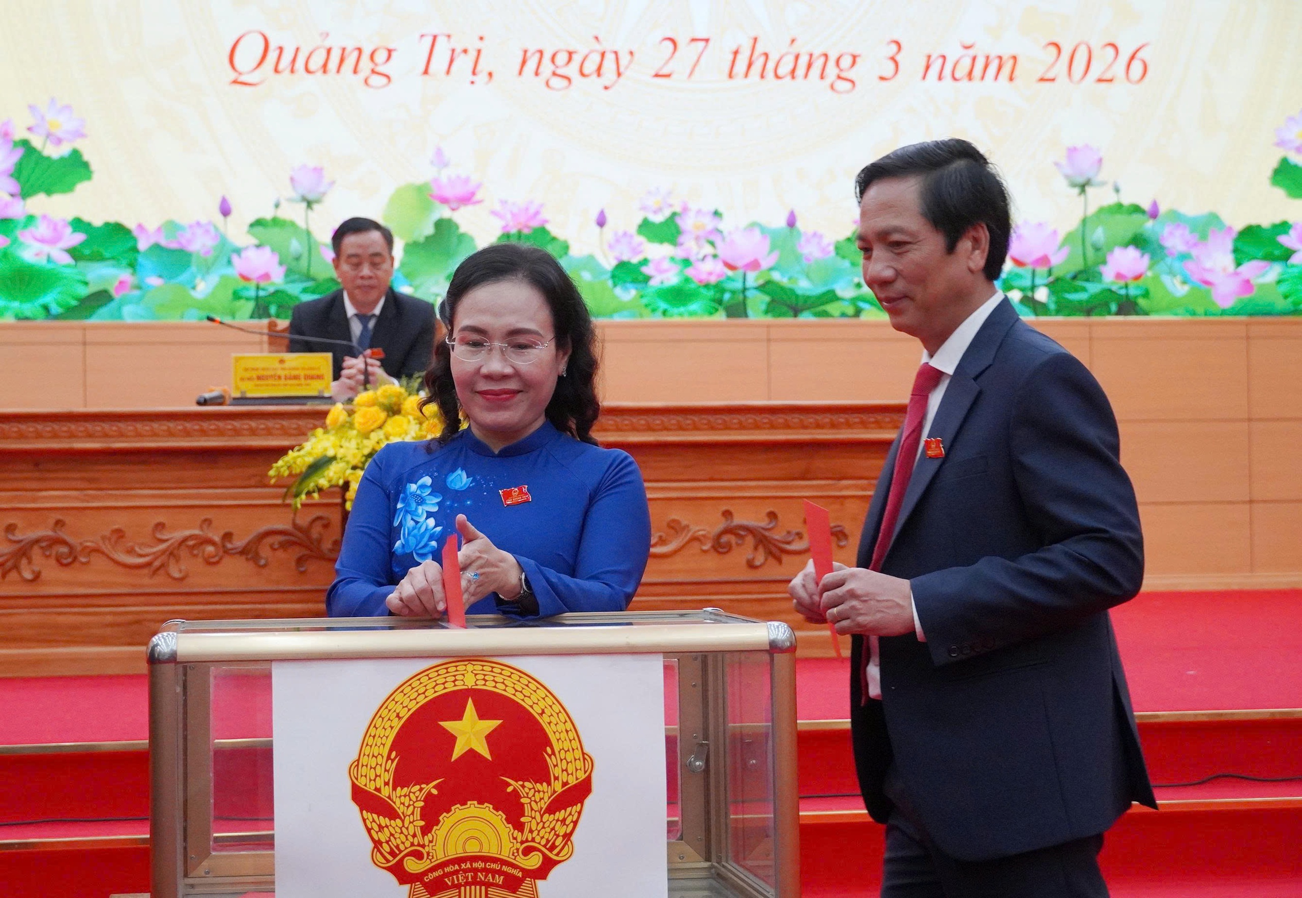 Ông Nguyễn Đăng Quang được bầu làm Chủ tịch HĐND tỉnh Quảng Trị với 100% phiếu - Ảnh 5.