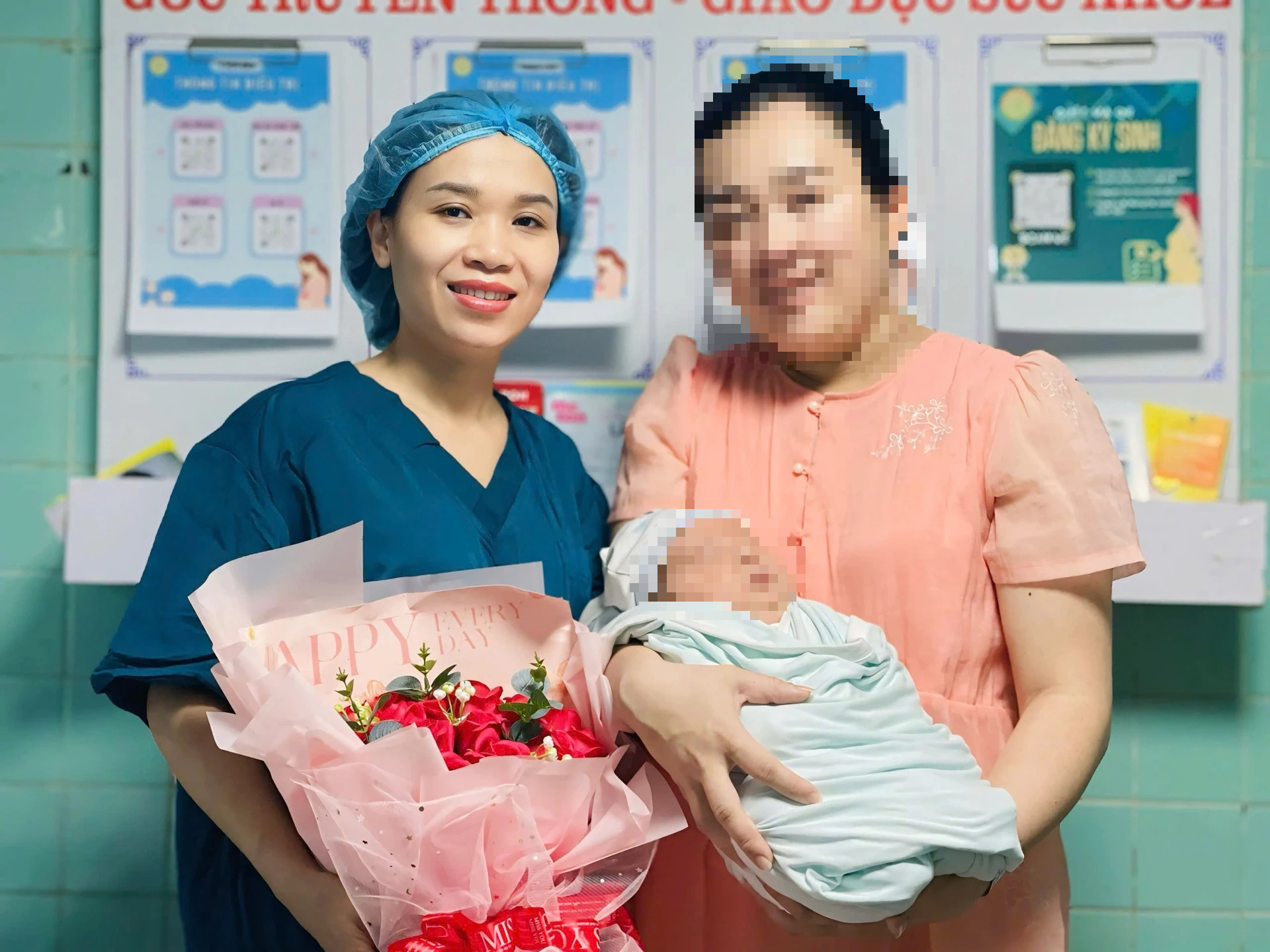 Hy hữu: Bé trai nặng tới 5,1 kg chào đời ở Quảng Trị - Ảnh 1.