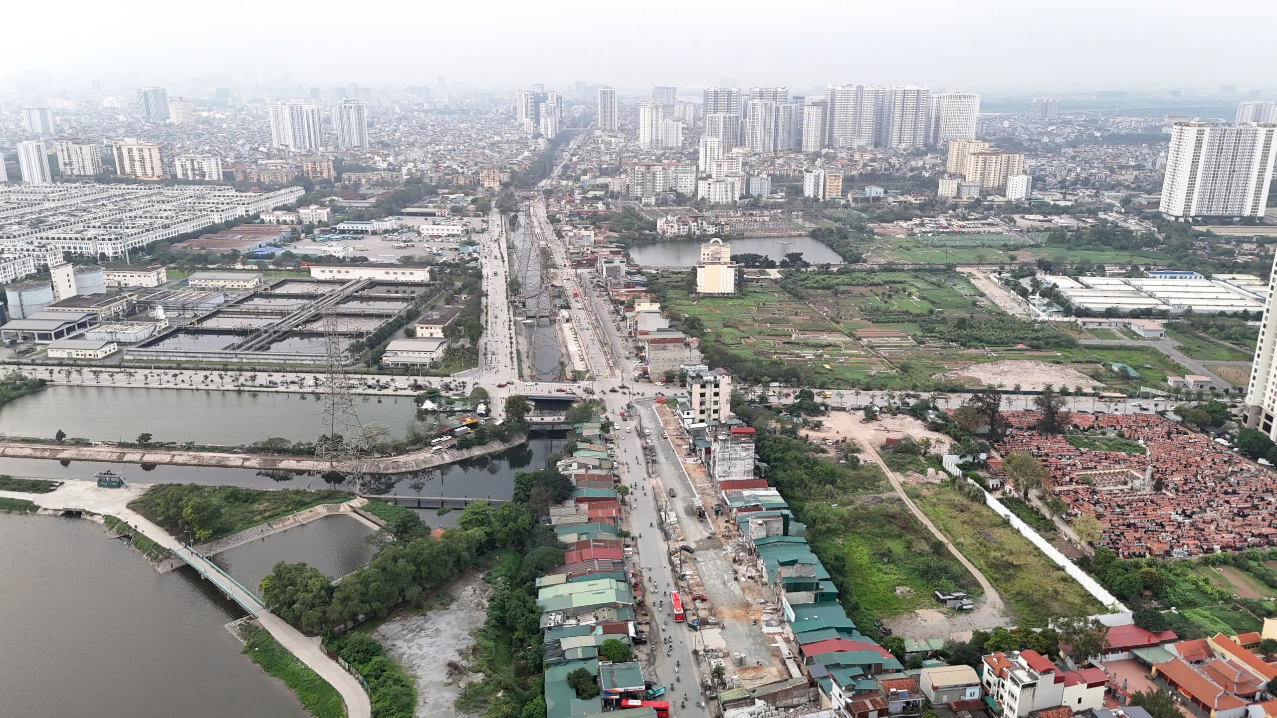 Hiện trạng dự án mở rộng đường Tam Trinh sau gần 1 thập kỷ chưa hoàn thành - Ảnh 1. Hiện trạng dự án mở rộng đường Tam Trinh sau gần 1 thập kỷ chưa hoàn thành - Ảnh 1.