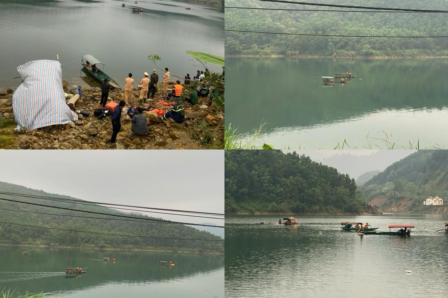 Lật thuyền trên lòng hồ thủy điện, 2 vợ chồng mất tích - Ảnh 1.