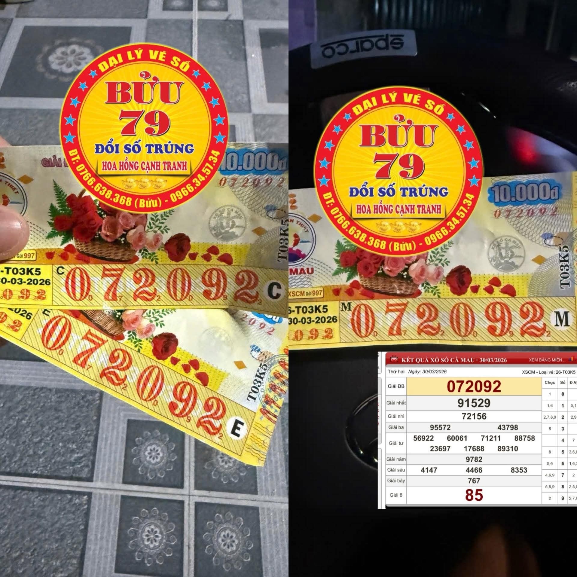 Xổ số miền Nam 31 - 3: Nhiều người trúng thưởng tại Tây Ninh và Đồng Nai - Ảnh 2. Xổ số miền Nam 31 - 3: Nhiều người trúng thưởng tại Tây Ninh và Đồng Nai - Ảnh 2.