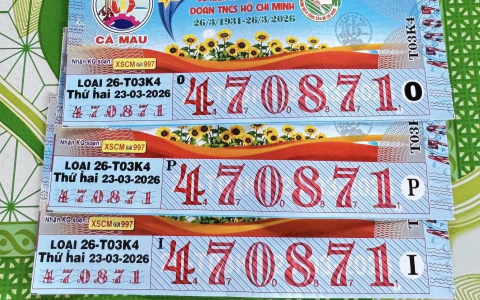 Chiều 31 - 3 , khách hàng trúng 2 giải độc đắc xổ số miền Nam tại Tây Ninh và TPHCM - Ảnh 2. Chiều 31 - 3 , khách hàng trúng 2 giải độc đắc xổ số miền Nam tại Tây Ninh và TPHCM - Ảnh 2.