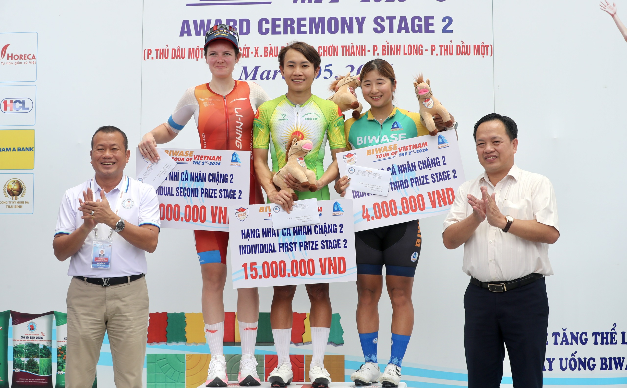 Nguyễn Thị Thật thắng chặng 2 Biwase Tour of Vietnam 2026   - Ảnh 11.