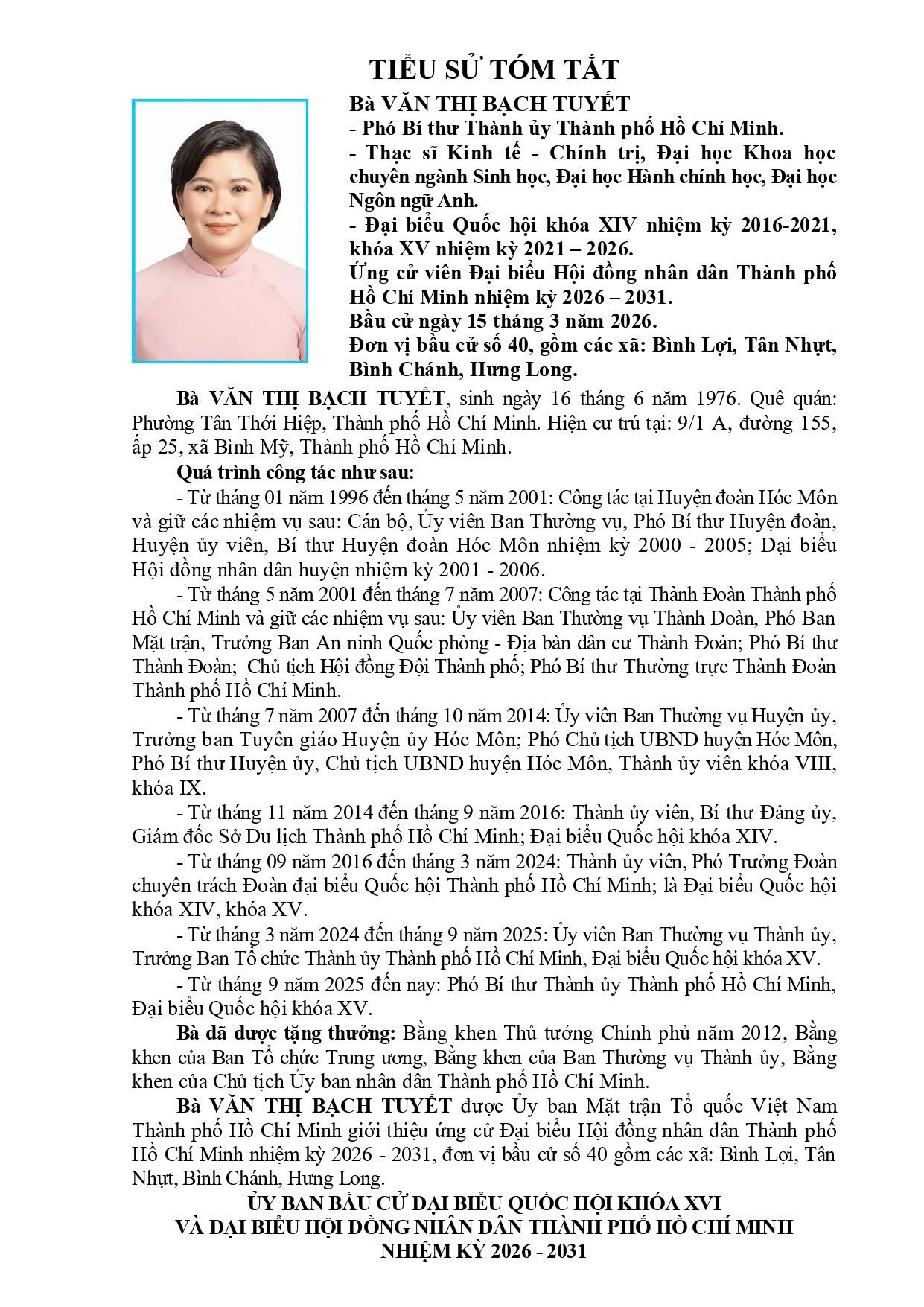 B&agrave; Văn Thị Bạch Tuyết cam kết gi&aacute;m s&aacute;t c&aacute;c dự &aacute;n hạ tầng chiến lược TPHCM - Ảnh 7.