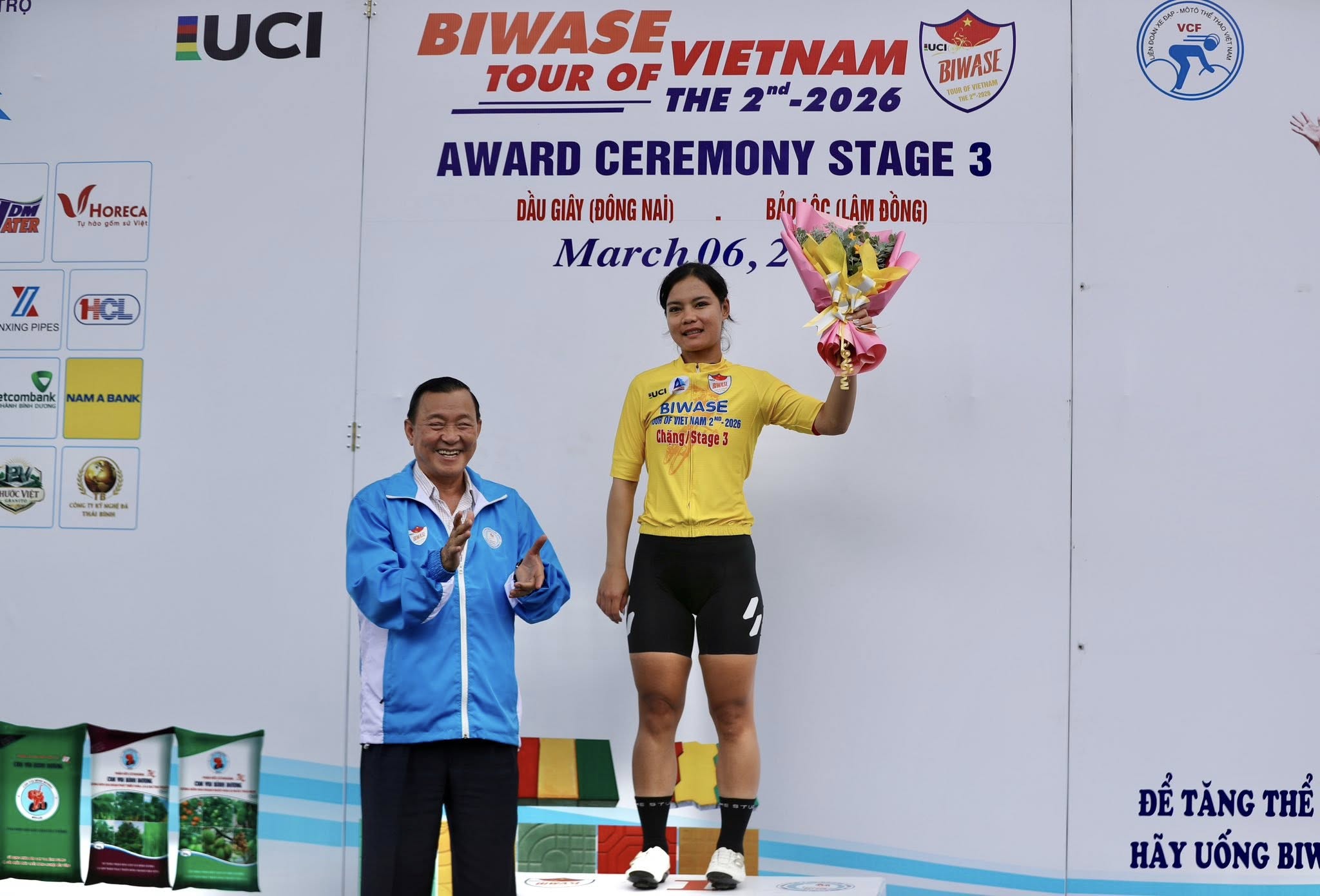 Tay đua Komina Marina gi&agrave;nh &Aacute;o chấm đỏ sau chặng 3 Biwase Tour of Vietnam 2026  - Ảnh 6.