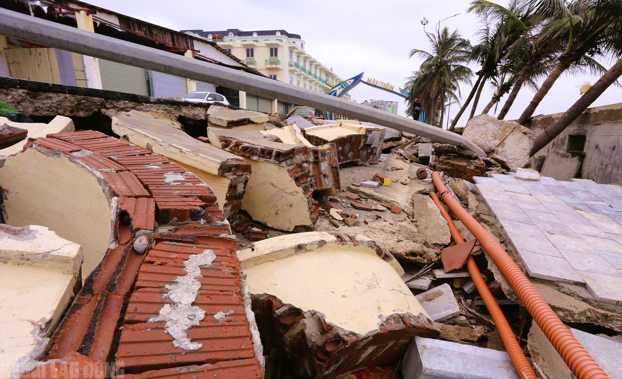 Sắp v&agrave;o h&egrave;, b&atilde;i biển nổi tiếng ở Thanh H&oacute;a vẫn tang hoang - Ảnh 10.