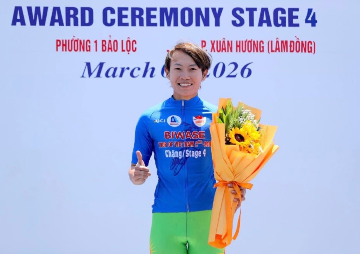 Komina Marina đoạt c&uacute; đ&uacute;p chung cuộc Giải Biwase Tour of Vietnam 2026 - Ảnh 8.