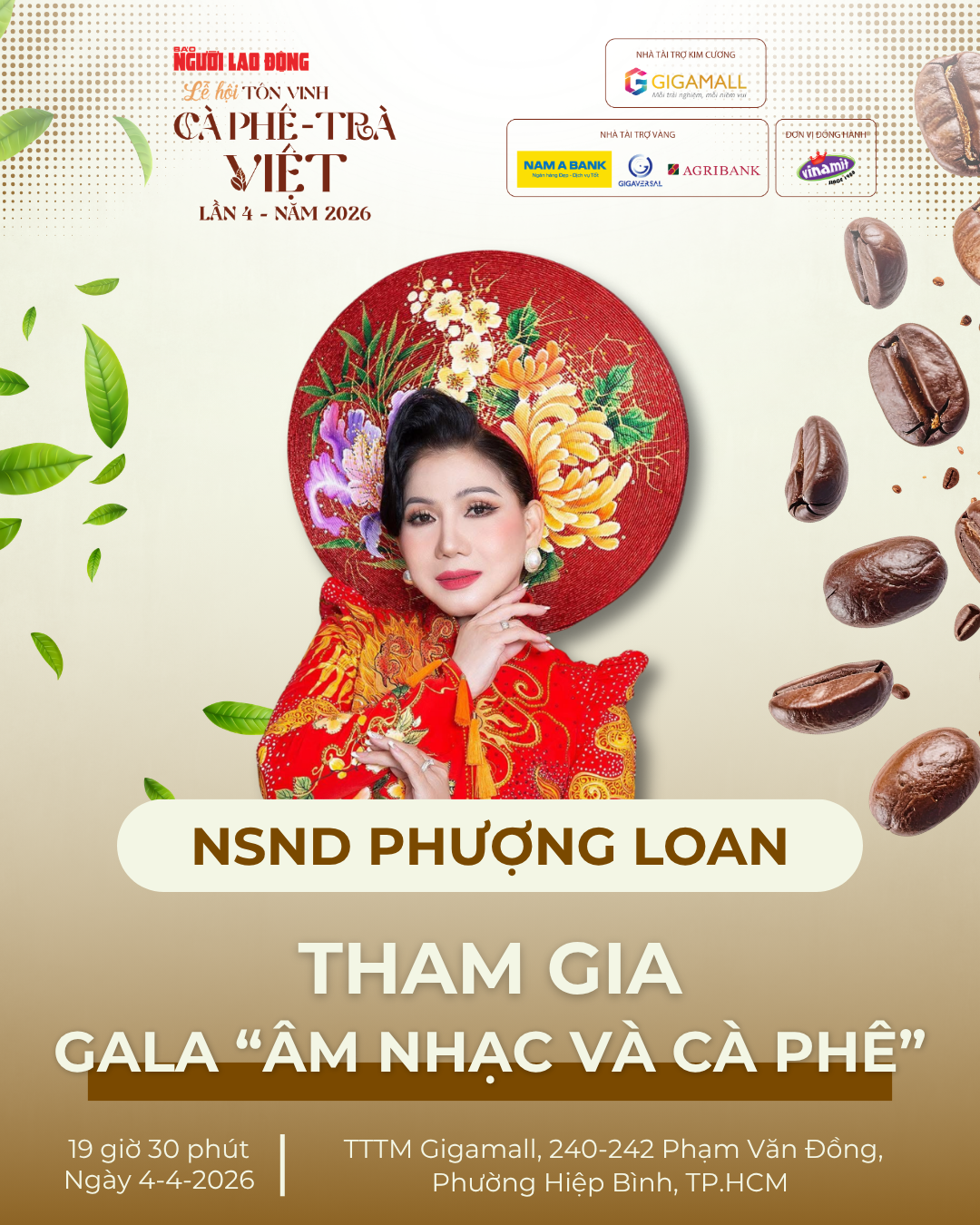 Điểm hẹn nghệ thuật đặc sắc tại lễ hội “Tôn vinh cà phê - trà Việt” lần 4 năm 2026 - Ảnh 2.