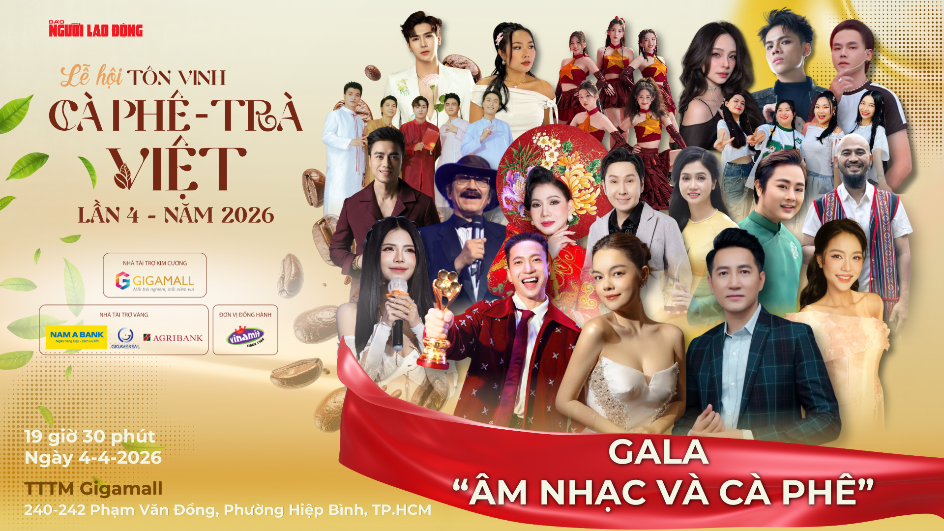 Điểm hẹn nghệ thuật đặc sắc tại lễ hội “Tôn vinh cà phê - trà Việt” lần 4 năm 2026 - Ảnh 1.