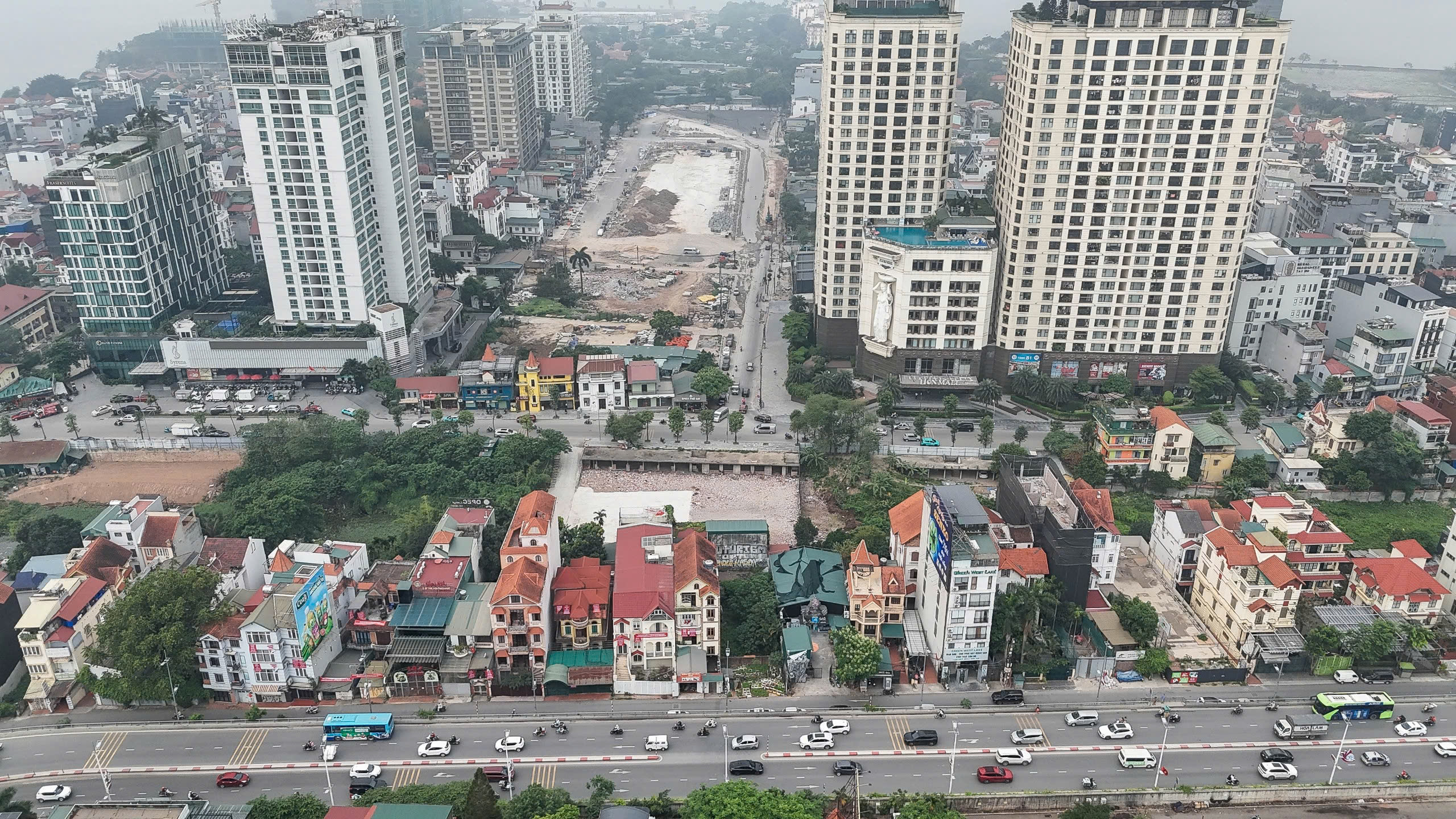 Cận cảnh Dự án đường Đặng Thai Mai 100m trị giá 642 tỉ đồng tại Hà Nội - Ảnh 2. Cận cảnh Dự án đường Đặng Thai Mai 100m trị giá 642 tỉ đồng tại Hà Nội - Ảnh 2.