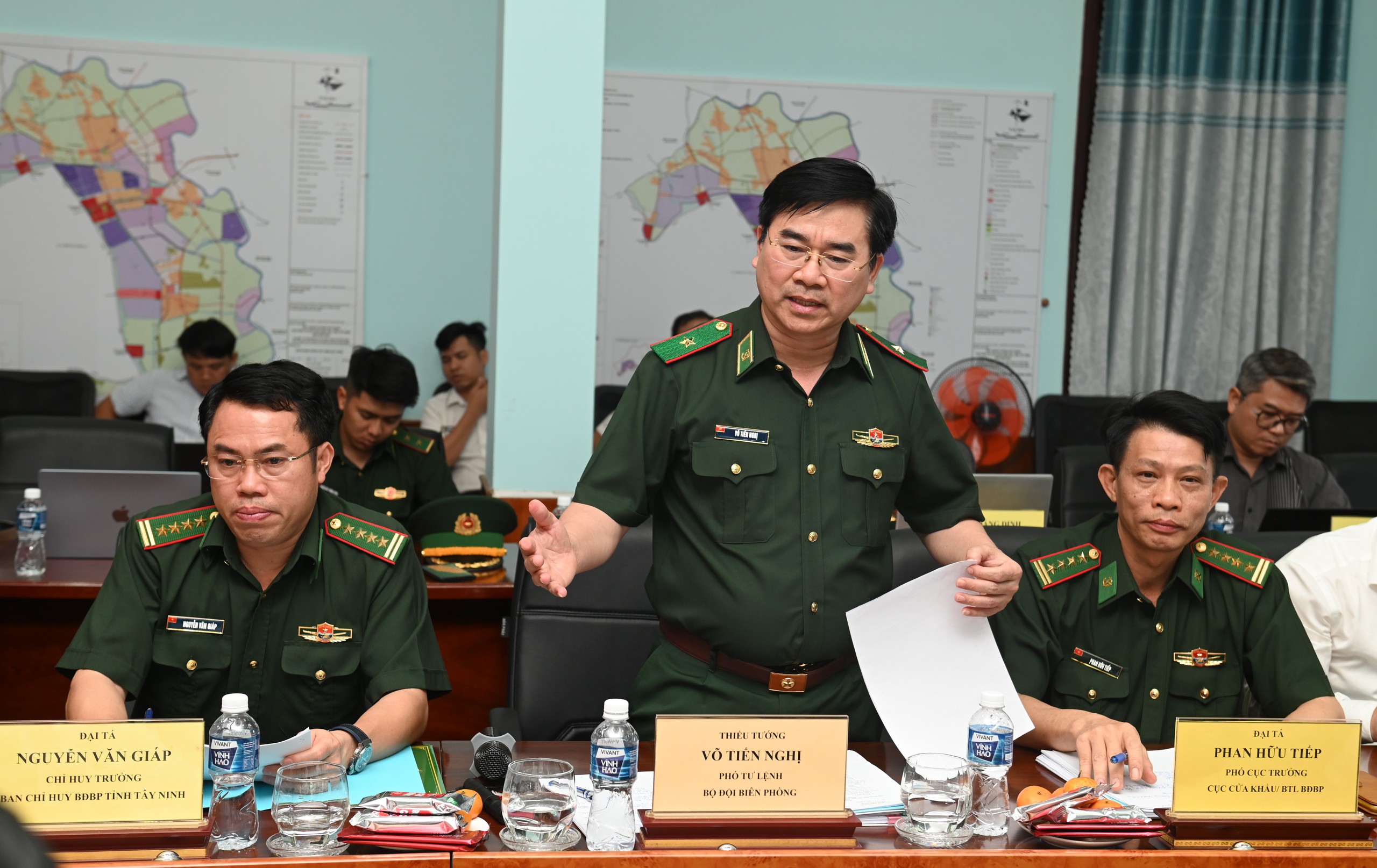 Đoàn công tác Bộ Tư lệnh Bộ đội Biên phòng khảo sát cửa khẩu Quốc tế Mộc Bài - Ảnh 4.