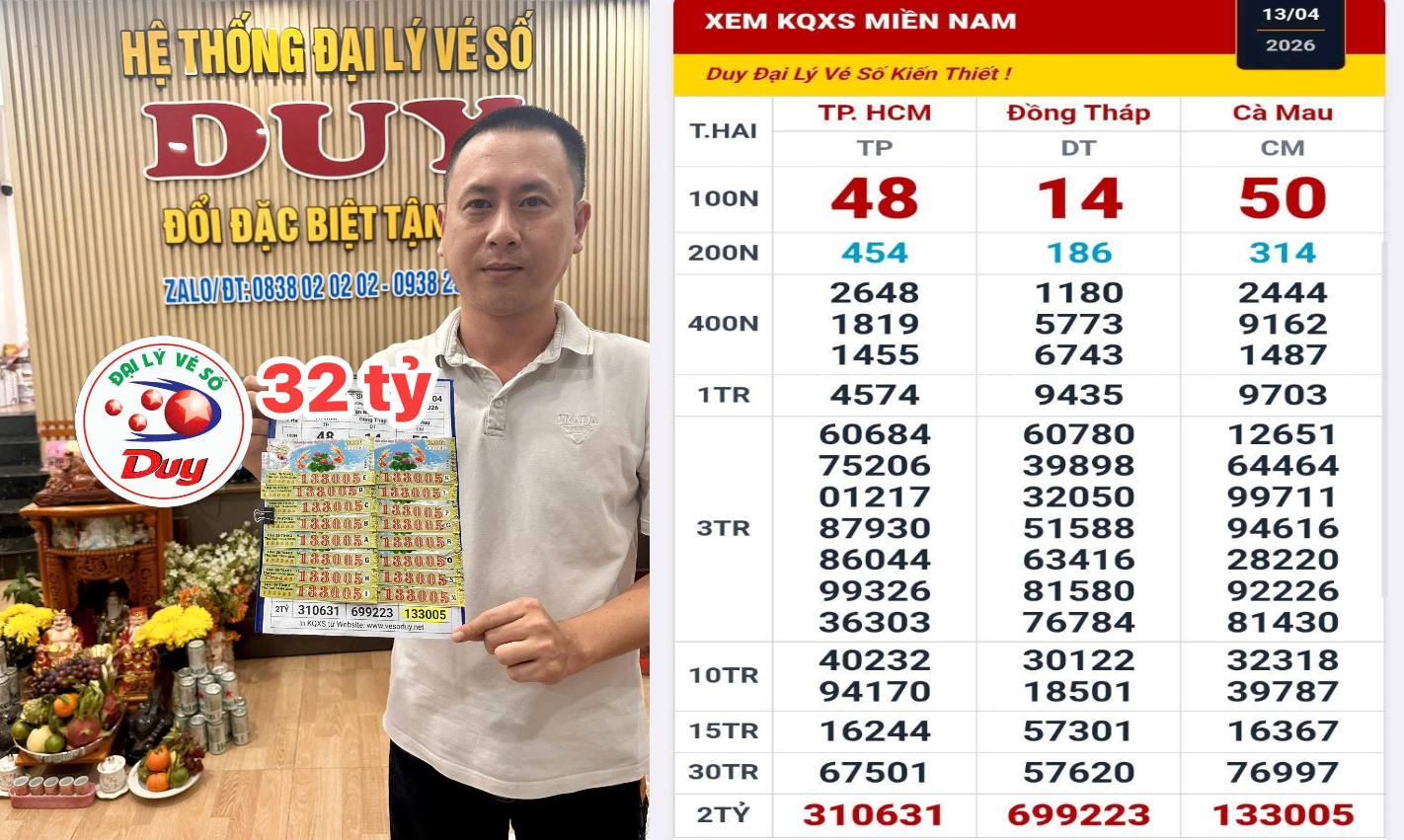 Đại lý tìm người trúng độc đắc 32 vé xổ số miền Nam - Ảnh 2.
