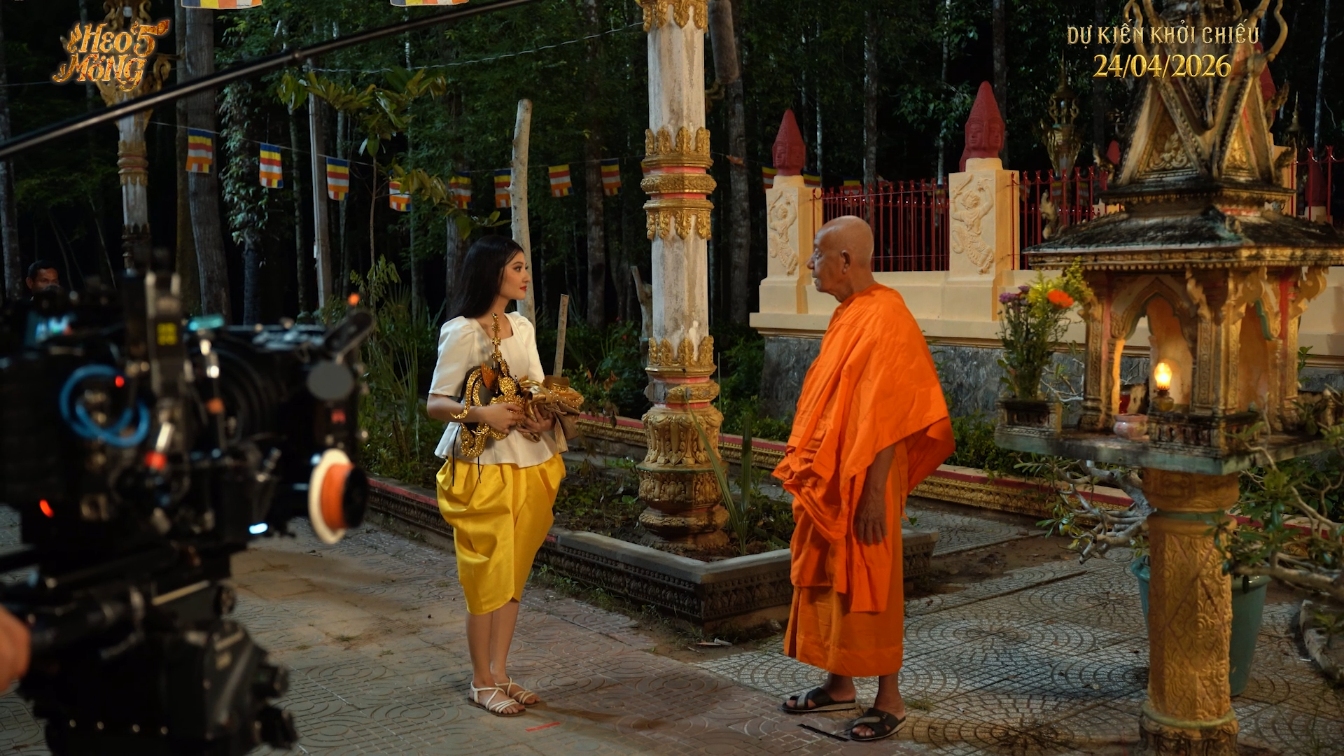 Múa bóng rỗi, múa Chằn… vào phim có Ốc Thanh Vân, Võ Tấn Phát - Ảnh 3.