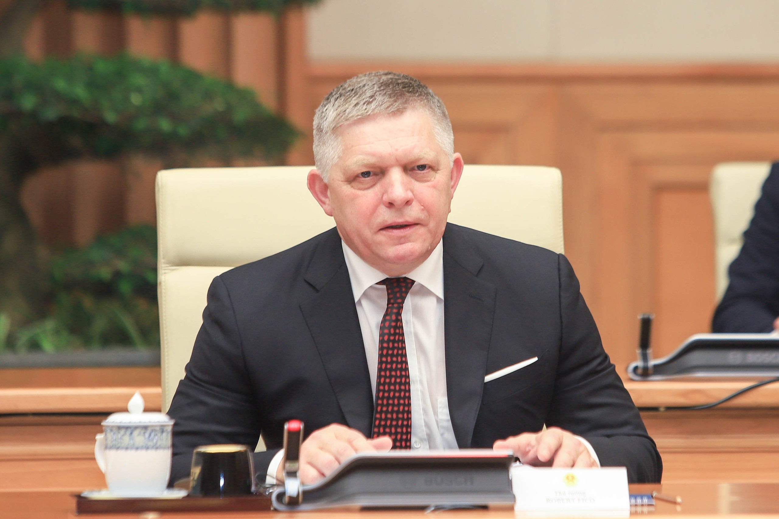 Thủ tướng Lê Minh Hưng chủ trì Lễ đón Thủ tướng Slovakia thăm Việt Nam - Ảnh 13.