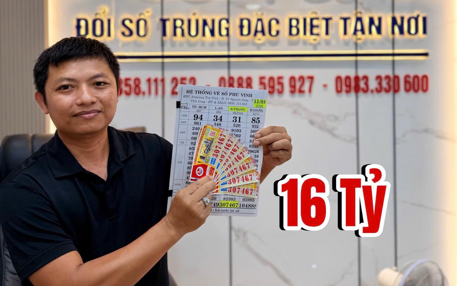 Lộ diện người tr&uacute;ng độc đắc 32 tỉ đồng xổ số miền Nam ng&agrave;y 13-4 - Ảnh 1.