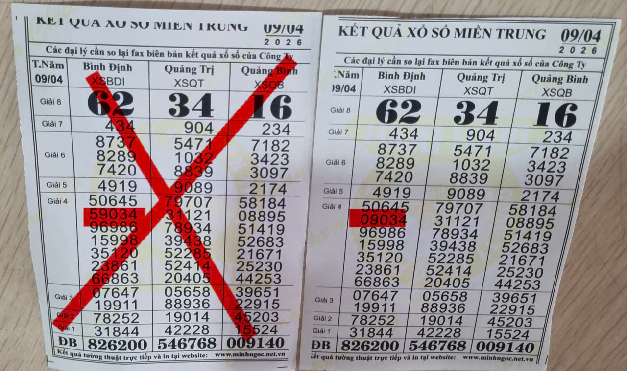 Người bán vé số ở Đắk Lắk mất 9 triệu đồng vì nhầm kết quả trúng thưởng - Ảnh 1.