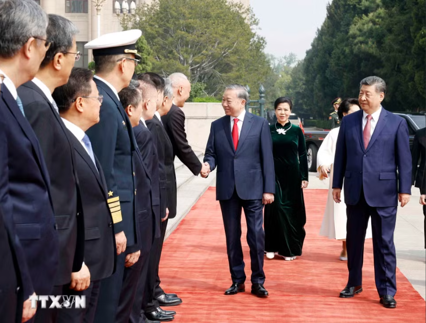 Trung Quốc bắn 21 loạt đại bác chào mừng Tổng Bí thư, Chủ tịch nước Tô Lâm thăm cấp Nhà nước - Ảnh 7.