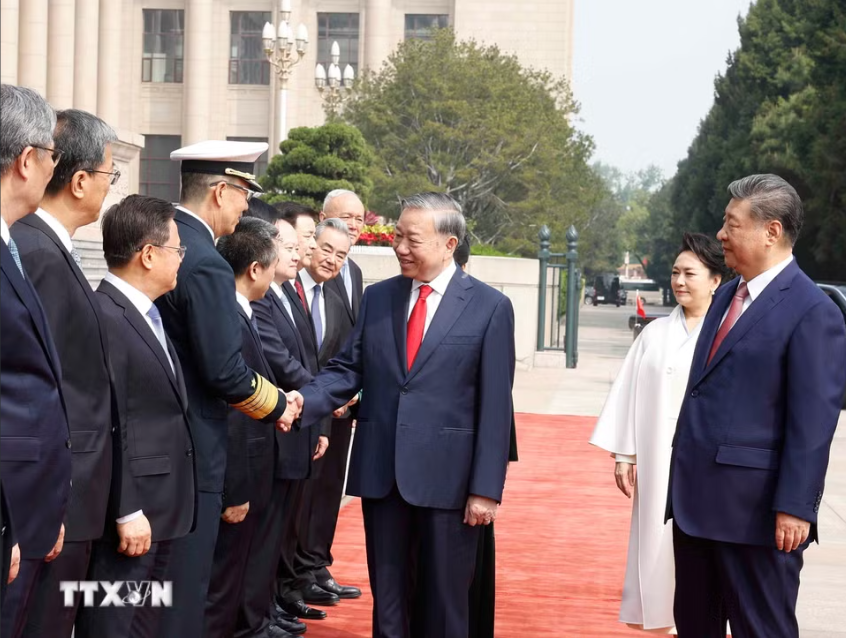 Trung Quốc bắn 21 loạt đại bác chào mừng Tổng Bí thư, Chủ tịch nước Tô Lâm thăm cấp Nhà nước - Ảnh 8.