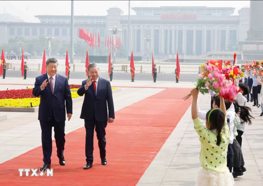 Trung Quốc bắn 21 loạt đại bác chào mừng Tổng Bí thư, Chủ tịch nước Tô Lâm thăm cấp Nhà nước - Ảnh 6.