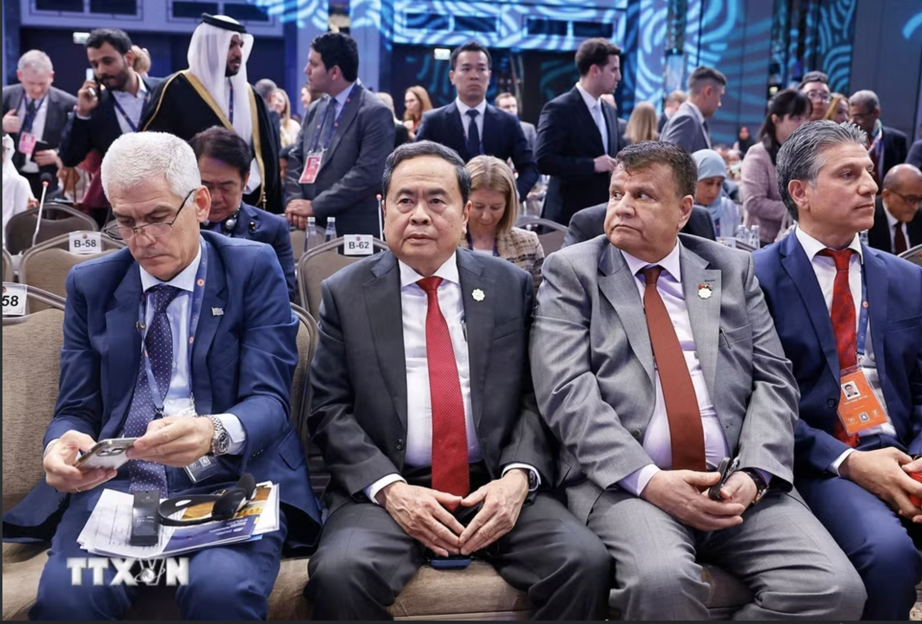 Chủ tịch Quốc hội Trần Thanh Mẫn dự khai mạc IPU-152 - Ảnh 5.