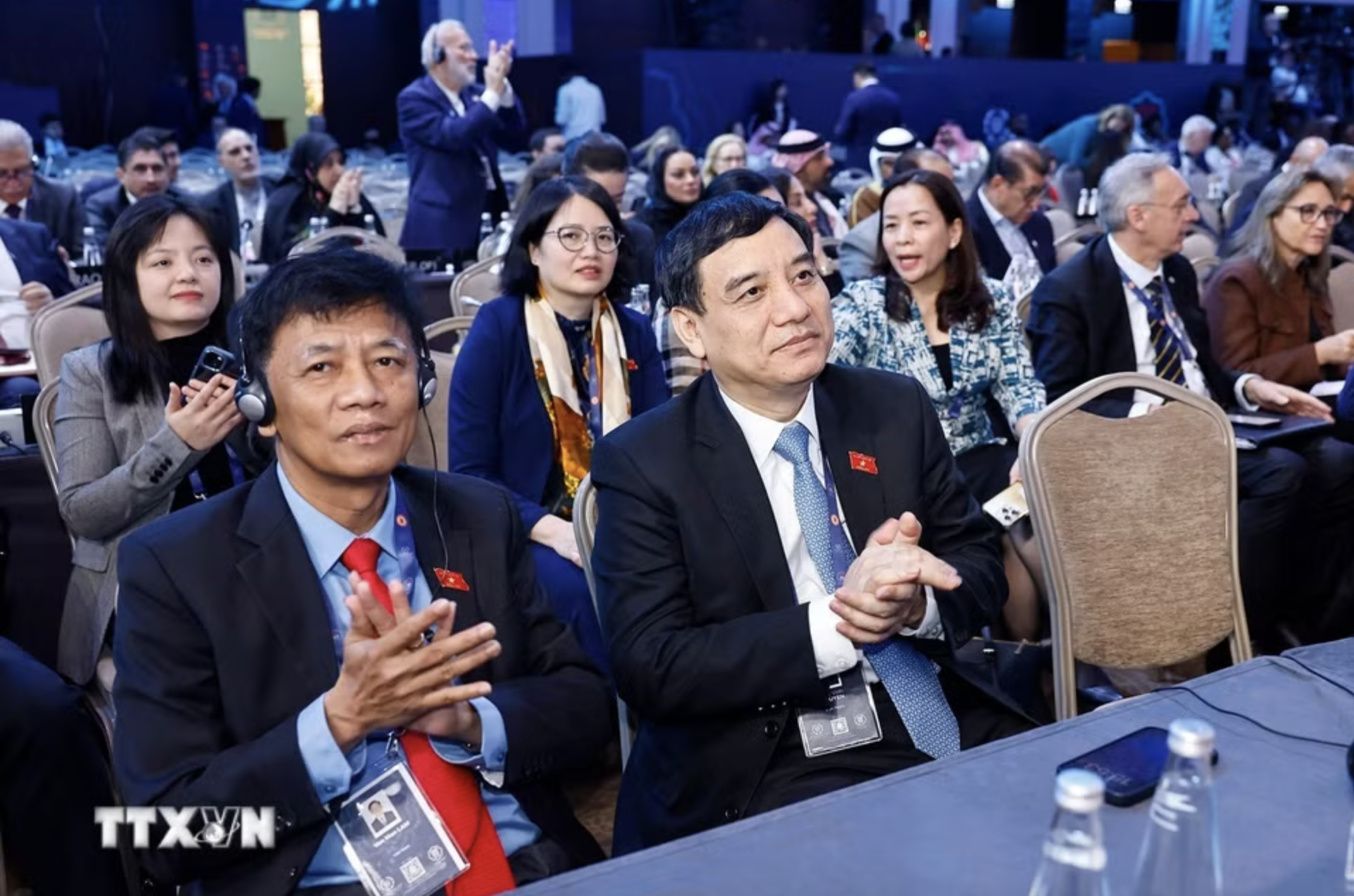 Chủ tịch Quốc hội Trần Thanh Mẫn ph&aacute;t biểu tại Đại hội đồng Li&ecirc;n minh Nghị viện Thế giới - Ảnh 4.