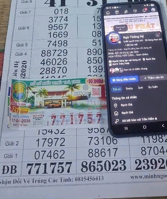 S&aacute;ng 18-4, nhiều người ở TPHCM v&agrave; An Giang tr&uacute;ng thưởng xổ số miền Nam - Ảnh 3.